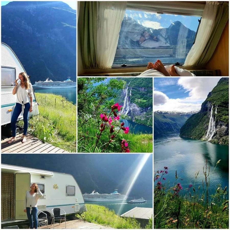 Solhaug Fjordcamping Geiranger Exterior foto