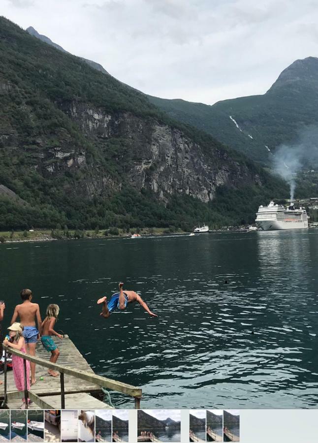 Solhaug Fjordcamping Geiranger Exterior foto